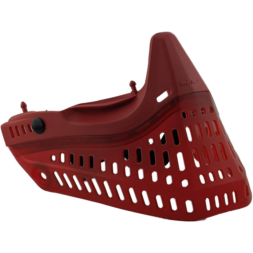 JT Proflex Nose and Skirt - Garnet Ice Skirt w/ Std chin strap