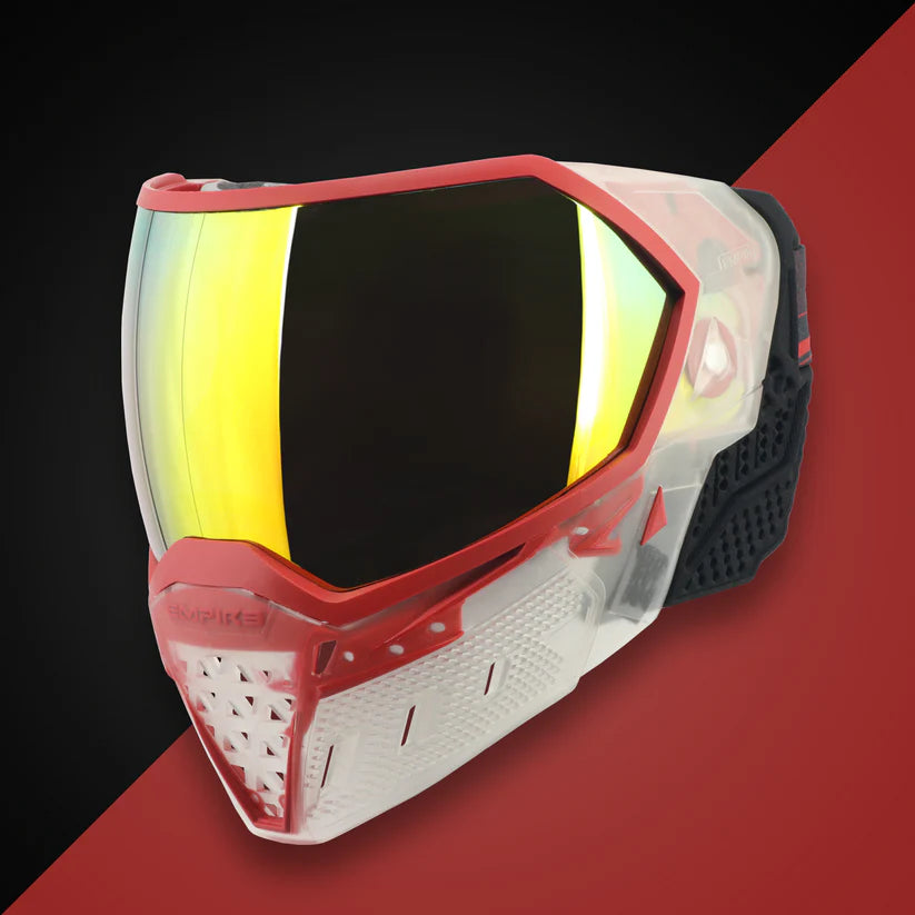 Empire Evs SE Crystal Clear/Red Fire Mirror Lens
