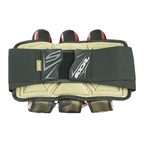 Grit Pod Pack Harness, 3+6 Woodland Camo