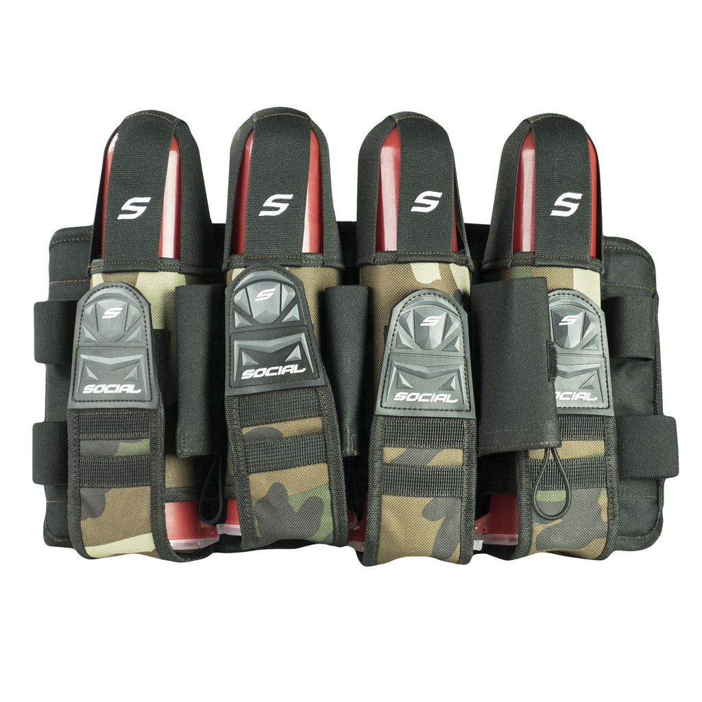 Grit Pod Pack Harness, 4+7 Woodland Camo