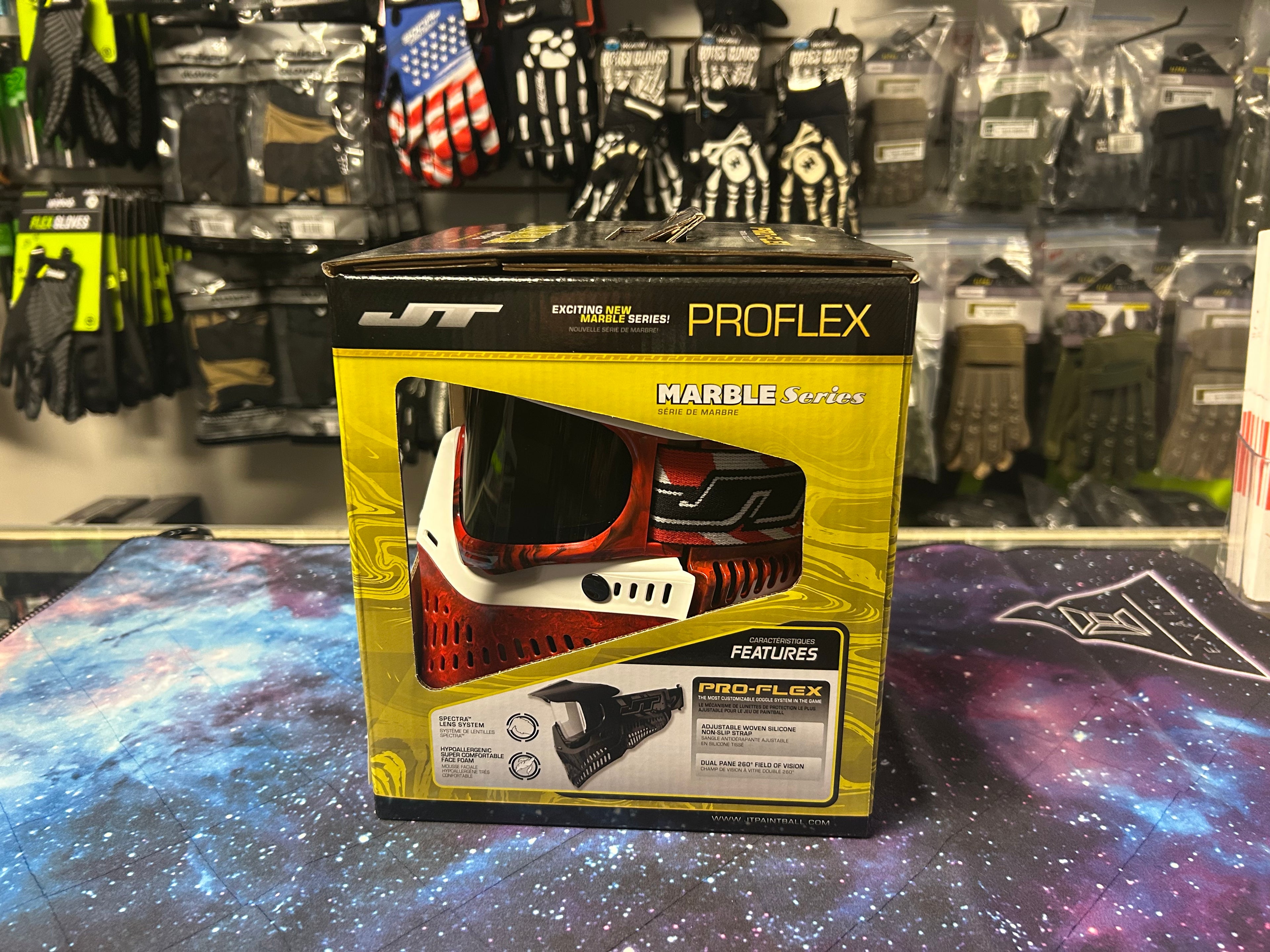 Jt Proflex Marble Away Red&White