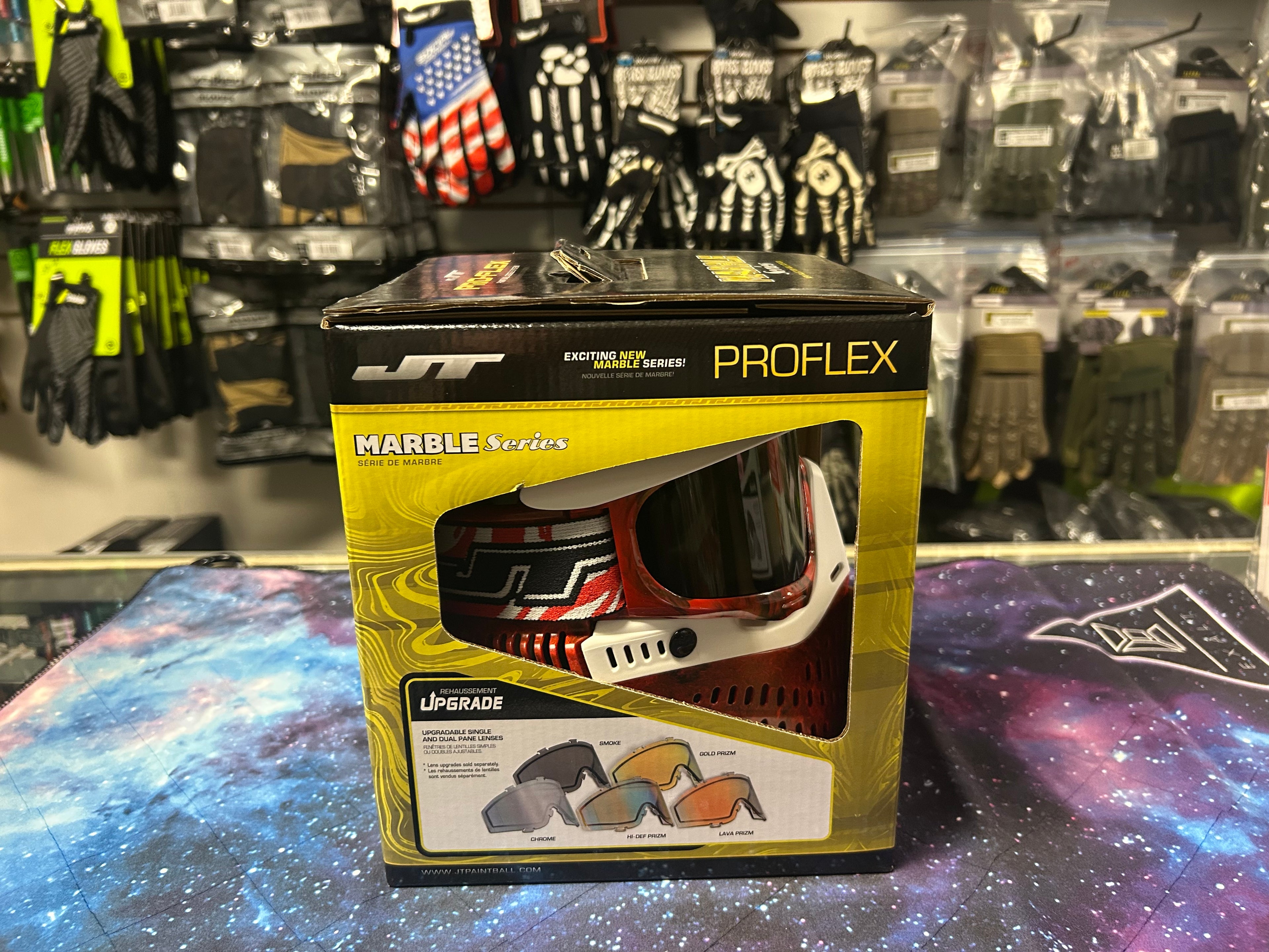 Jt Proflex Marble Away Red&White