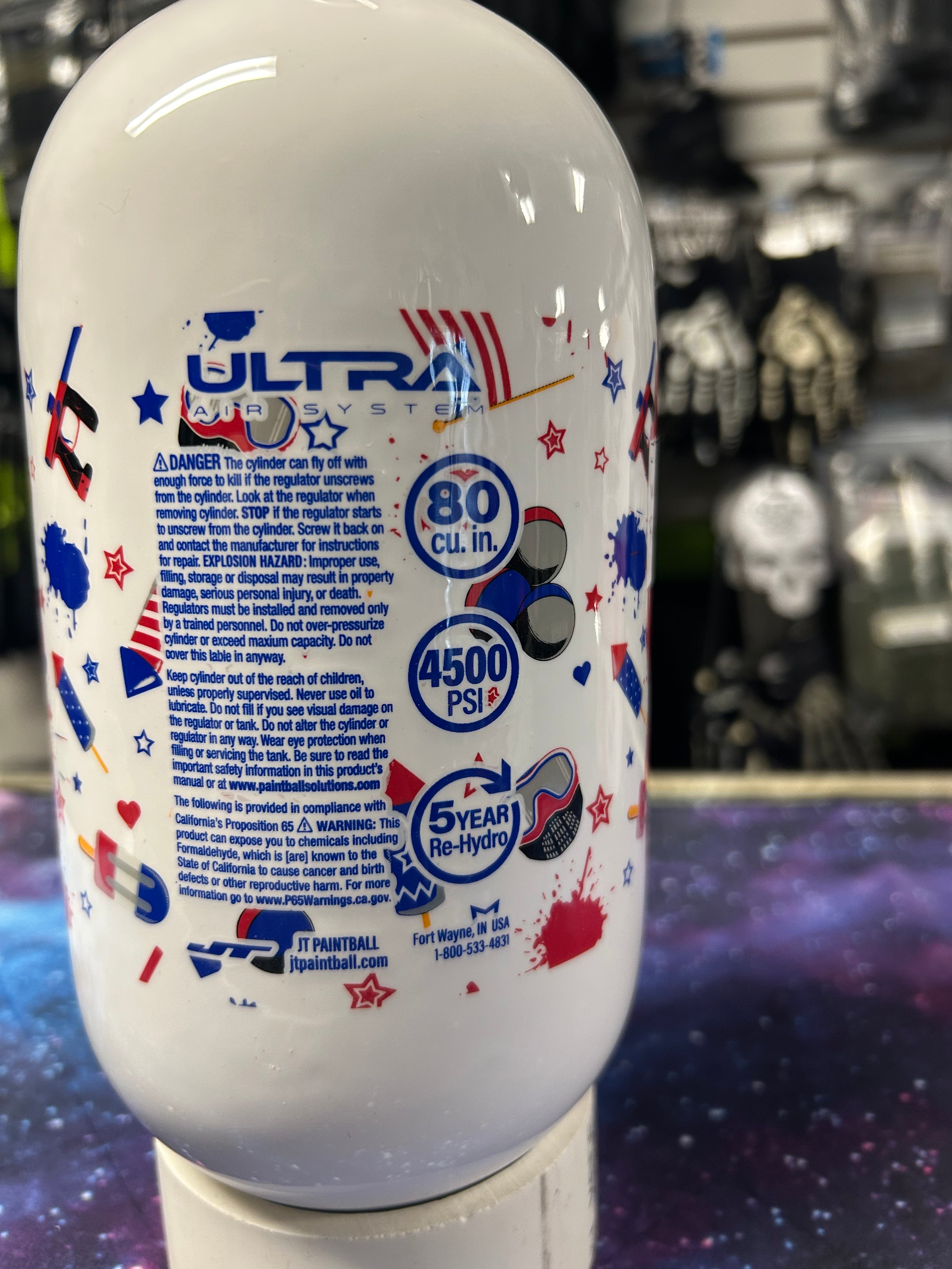 JT Ultra Light 80/4500 4th of July White