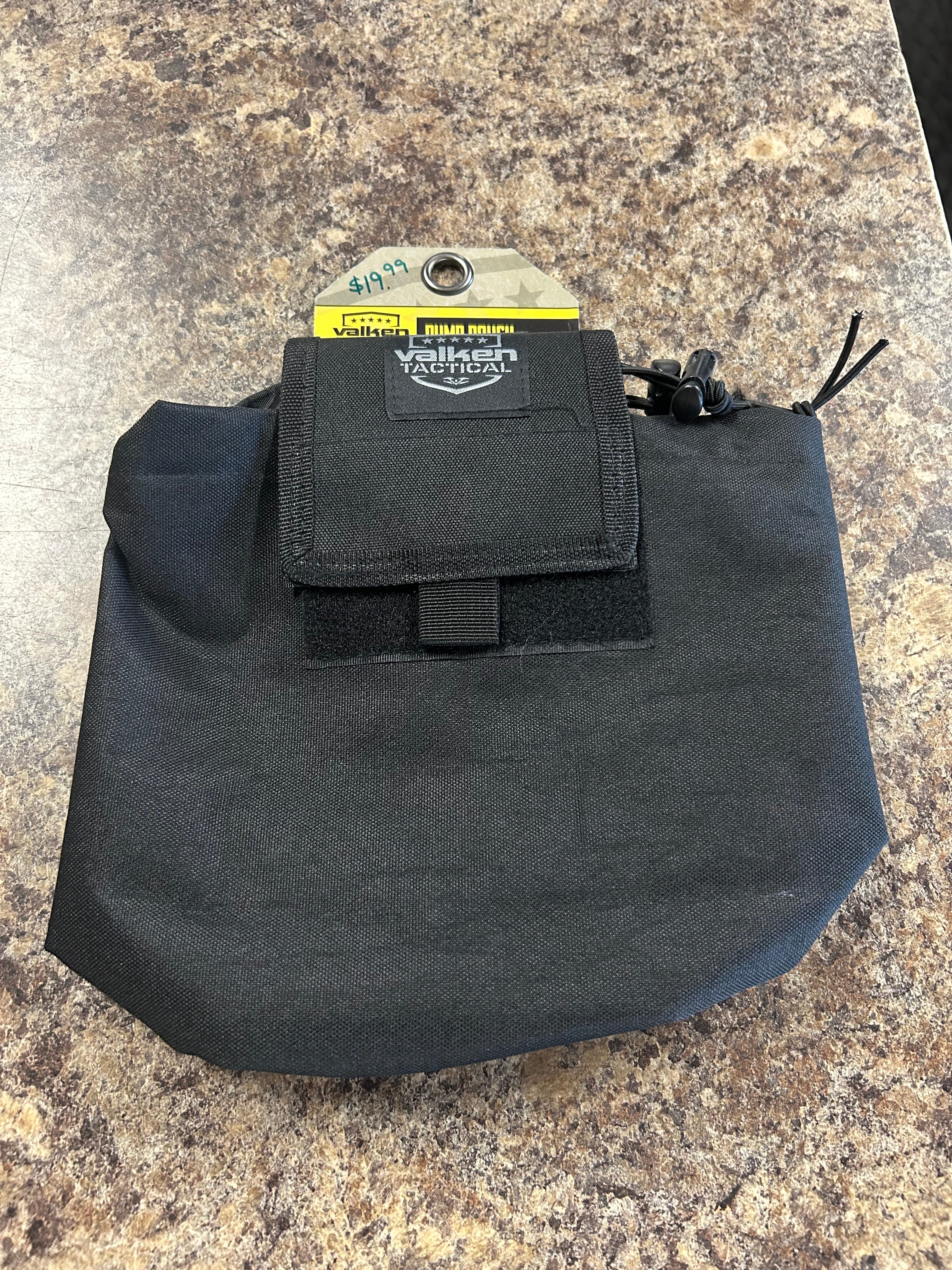 Valken Folding Dump Pouch- Black