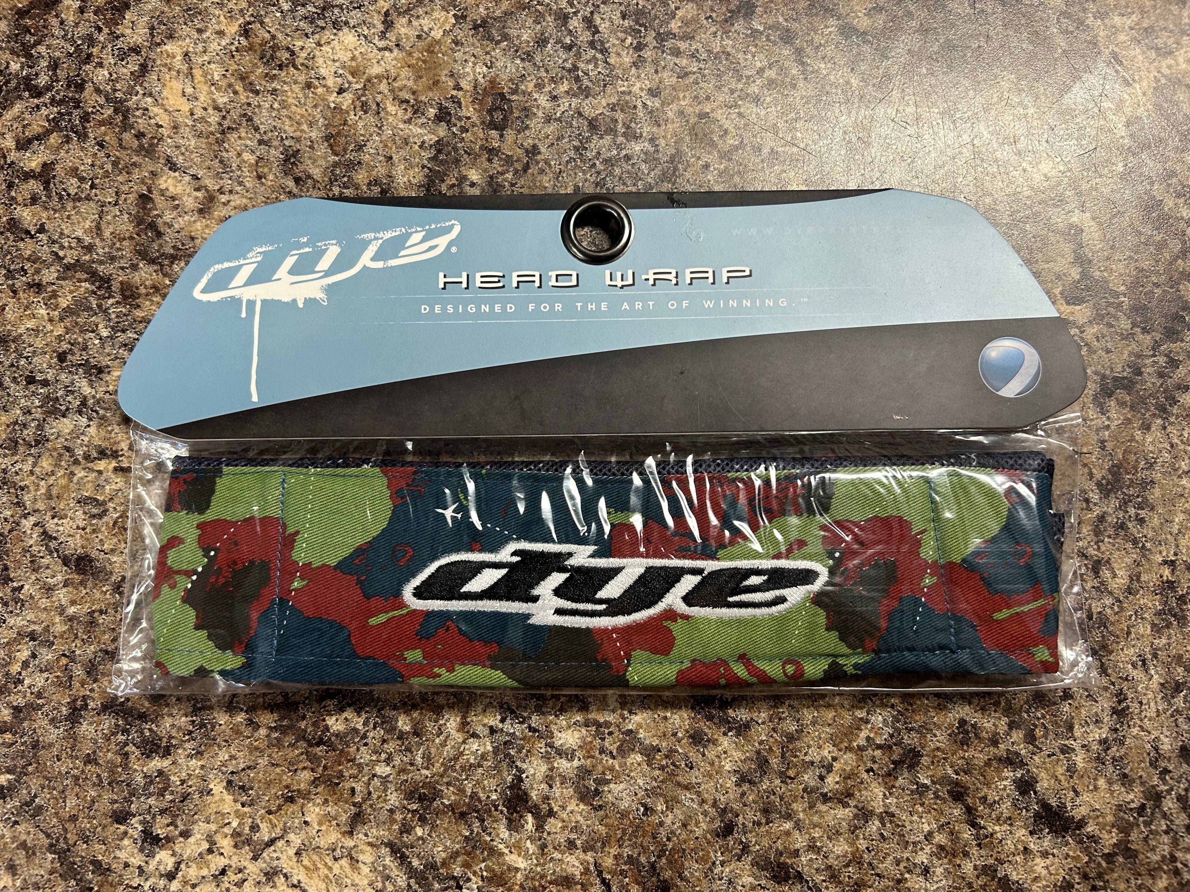 Dye Headwrap Global Blue/Red/Green