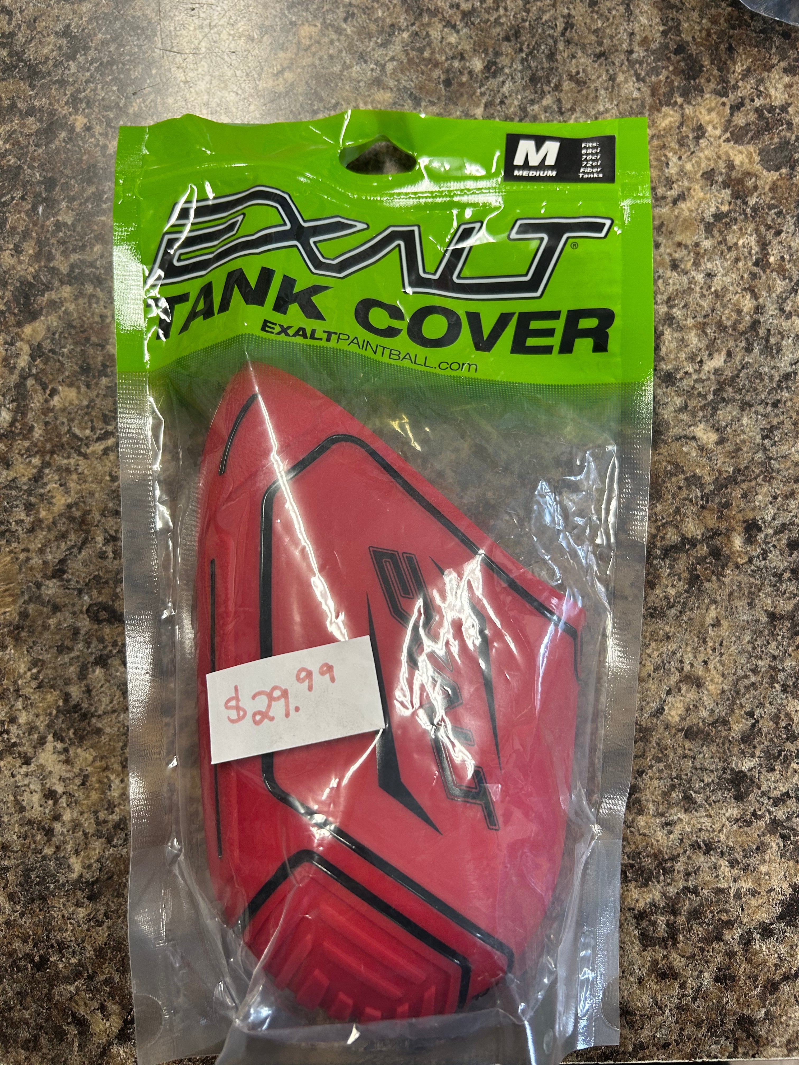 Exalt Tank Cover Red/Black