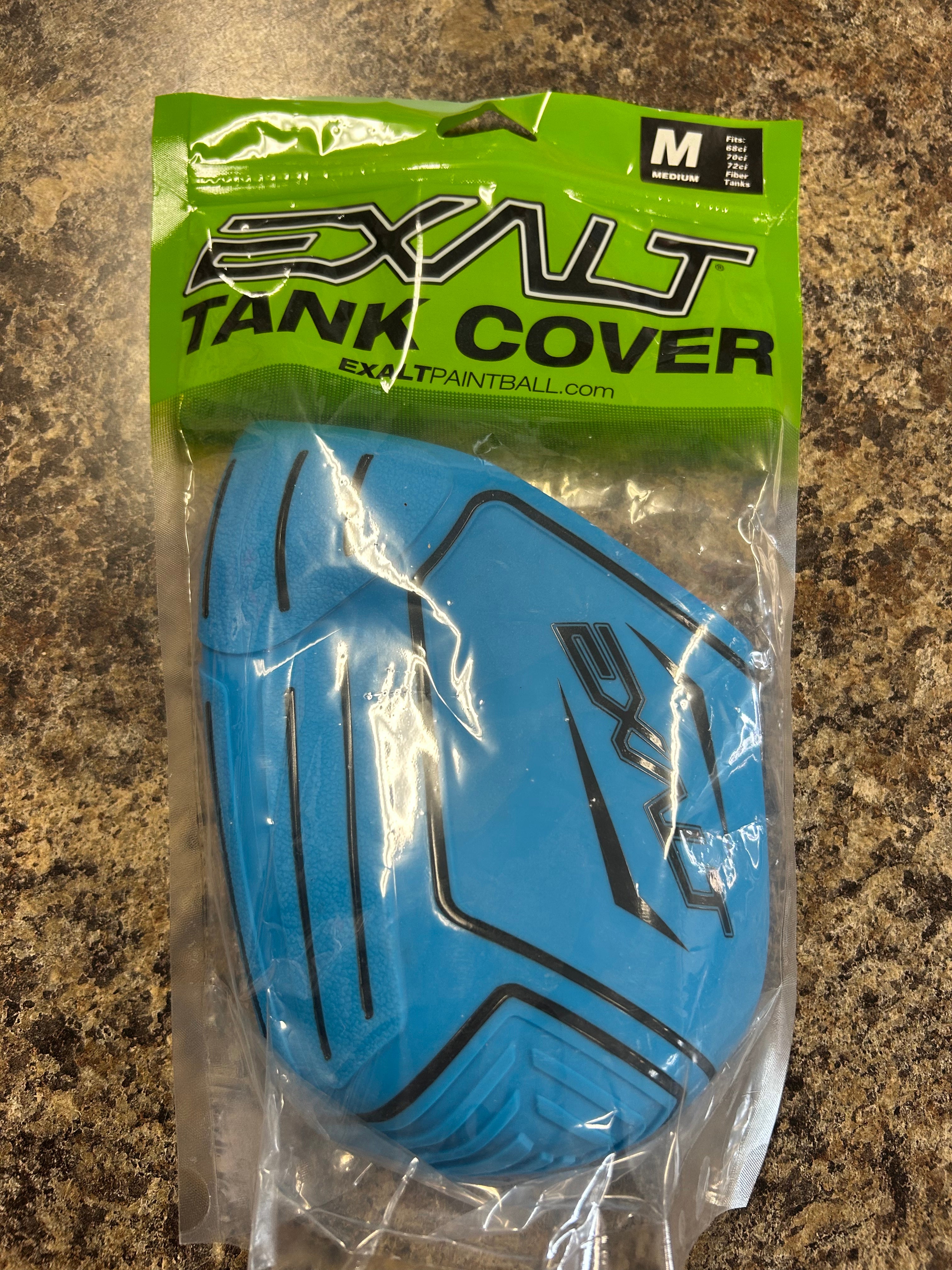 Exalt Tank Cover Cyan/Black