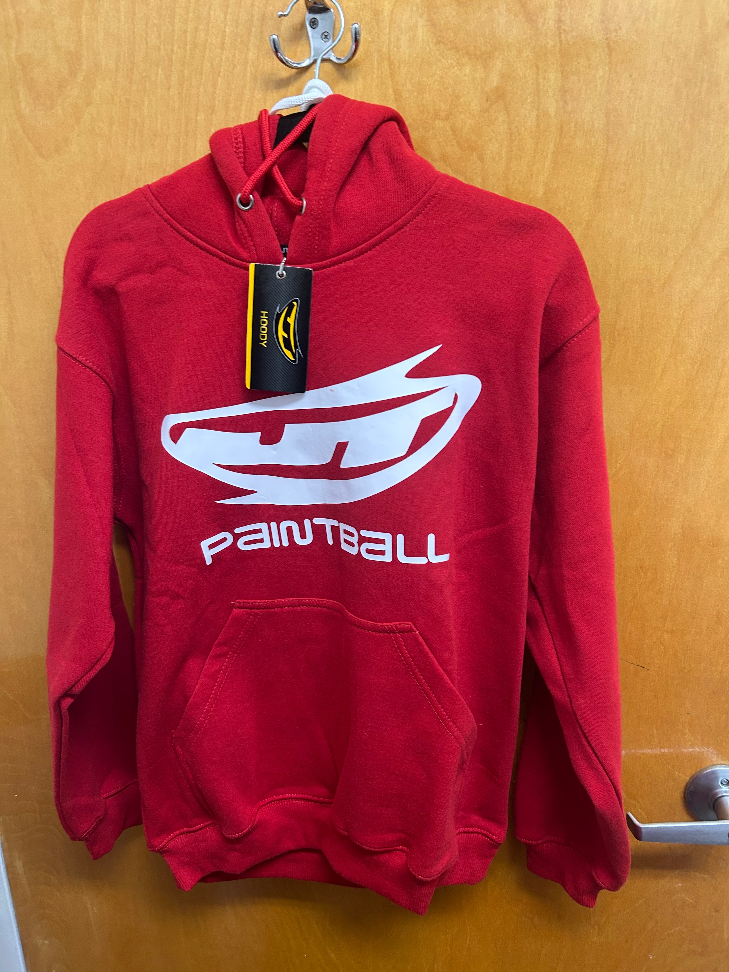 JT Hoody Red w/White Logo