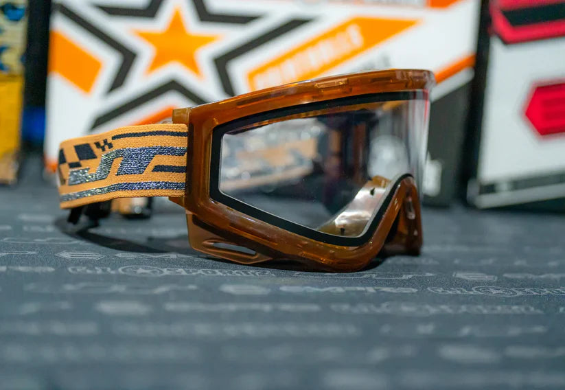 JT QLS - ICE Brown w Clear Lens and Strap