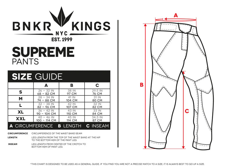 Bunkerkings V2 Supreme Pants - Black 2XL