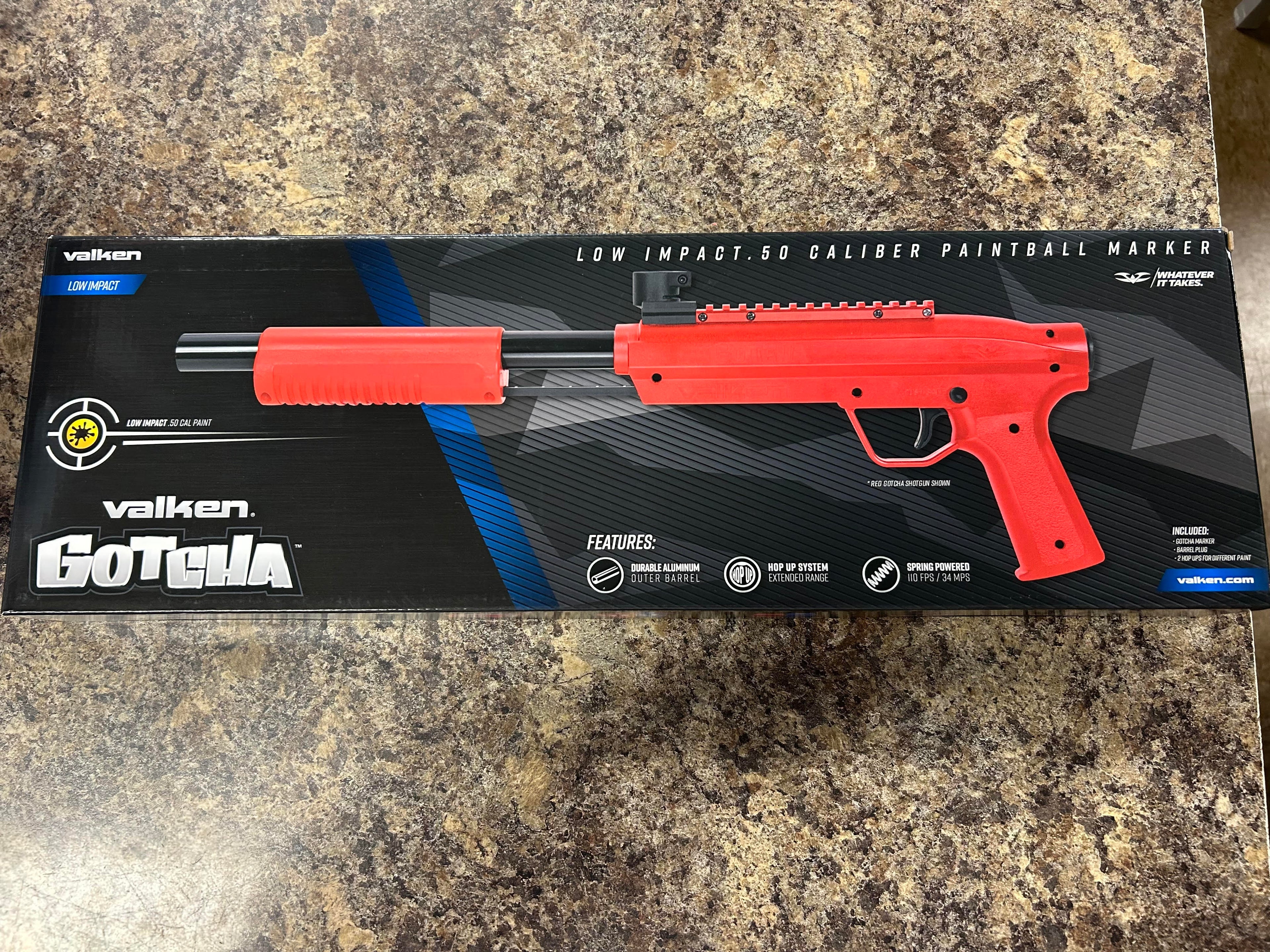 Valken Gotcha Gun-Red